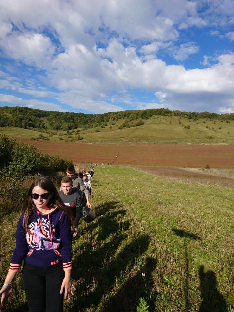 Підйом студентів та викладачів хіміко-біологічного факультету на гору Голиця
